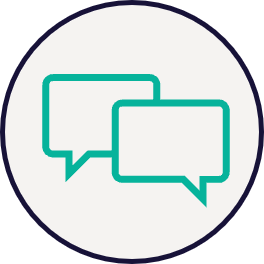 Image of two speech bubbles